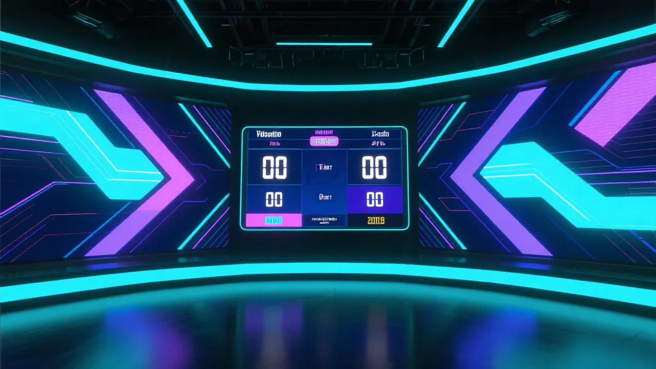 即時開獎直播面板示意圖